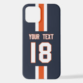 Personalized Sports Jersey  iPhone Hoesje (Achterkant)