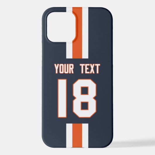 Personalized Sports Jersey  iPhone Hoesje (Achterkant)