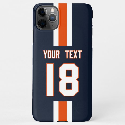 Personalized Sports Jersey  iPhone Hoesje (Achterkant)