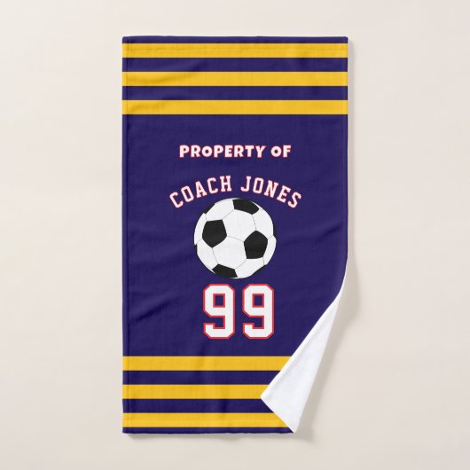 Personalized Sports soccer Custom Football Player Handdoek (Handdoek)