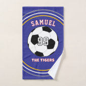 Personalized Sports soccer Football Player Handdoek (Handdoek)