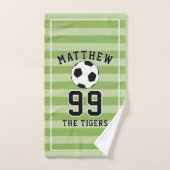 Personalized Sports soccer Football Player Handdoek (Handdoek)