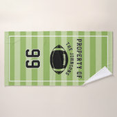 Personalized Sports Towel | Custom Football Player Badhanddoek (Badhanddoek)