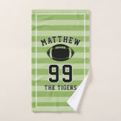 Personalized Sports Towel | Custom Football Player Handdoek (Handdoek)