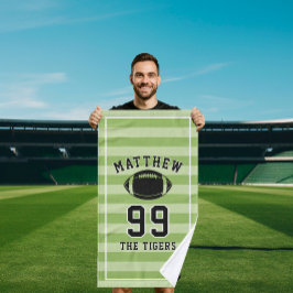 Personalized Sports Towel | Custom Football Player Handdoek