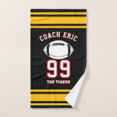 Personalized Sports Towel | Custom Football Player Handdoek (Handdoek)