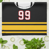 Personalized Sports Towel | Custom Football Player Theedoek (Gevouwen)