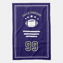 Personalized Sports Towel | Custom Football Player Theedoek