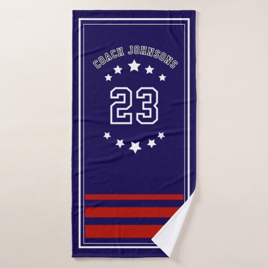 Personalized Sports Towel Custom team merch  Badhanddoek (Badhanddoek)