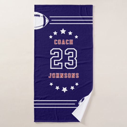 Personalized Sports Towel Players and Coach Badhanddoek (Badhanddoek)