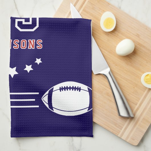 Personalized Sports Towel Players and Coach Theedoek (Quarter Fold)