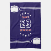 Personalized Sports Towel Players and Coach Theedoek (Verticaal)