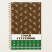Personalized Sporty Gift Football Field 2026 Planner (Voorkant)