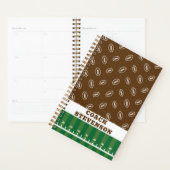 Personalized Sporty Gift Football Field 2026 Planner (Display)