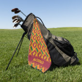 Personalized SRI LANKA Golfhanddoek (Groen)