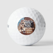 Personalized Srixon Soft Feel Gift Custom Golfballen (Voorkant)