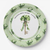 Personalized St. Patrick’s Day Bridal Shower Papieren Bordje (Voorkant)