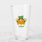 Personalized St. Patrick’s Day Leprechaun  Glas (Voorkant)