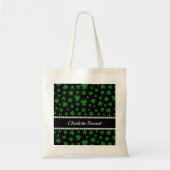 Personalized St. Patrick’s Day Shamrock with Pearl Tote Bag (Voorkant)