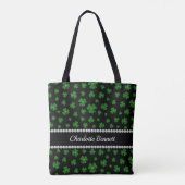 Personalized St. Patrick’s Day Shamrock with Pearl Tote Bag (Achterkant)