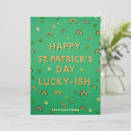 Personalized St Patrick's Day Holiday Card Feestdagenkaart
