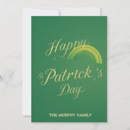 Personalized St Patrick's Day Holiday Card Feestdagenkaart