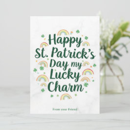 Personalized St Patrick's Day Holiday Card Feestdagenkaart