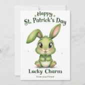 Personalized St Patrick's Day Holiday Card Feestdagenkaart (Voorkant)