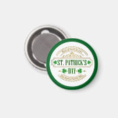 Personalized St. Patrick's Day I Luck of the Irish Magneet (Voorkant / Achterkant)