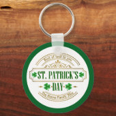 Personalized St. Patrick's Day I Luck of the Irish Sleutelhanger (Achterkant)