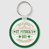 Personalized St. Patrick's Day I Luck of the Irish Sleutelhanger (Achterkant)