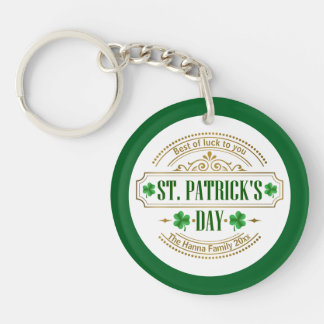 Personalized St. Patrick's Day I Luck of the Irish Sleutelhanger