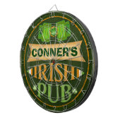 Personalized St. Patrick's Irish Pub Dart Board Dartbord (Voorkant Rechts)
