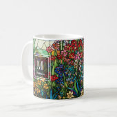 Personalized Stained Glass Wildflower Mug Koffiemok (Voorkant links)