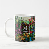 Personalized Stained Glass Wildflower Mug Koffiemok (Links)