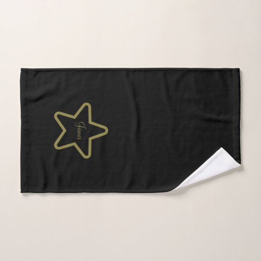 Personalized Star Bath Towels  Bad Handdoek (Handdoek)