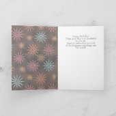 Personalized Starburst Birthday Kaart (Binnen)