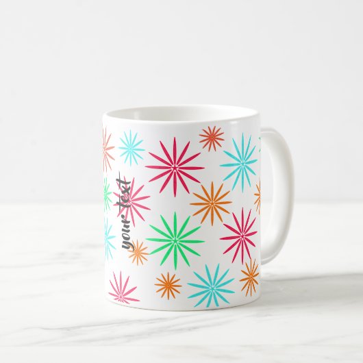 Personalized Starburst Koffiemok (Voorkant rechts)