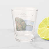 Personalized Starved Rock State Park Wedding Shot Glas (Achterkant)