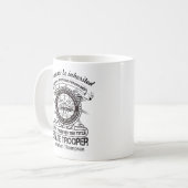 Personalized State Trooper Appreciation Koffiemok (Voorkant links)