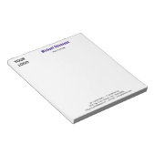 Personalized Stationery Branded Business Notepad Notitieblok (Schuin)