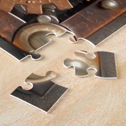 Personalized Steampunk Romantic Photo Legpuzzel (Zijkant)