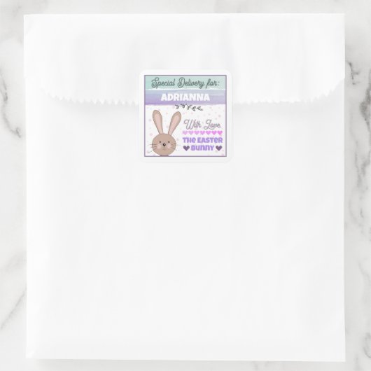 Personalized Stickers from Easter Bunny With Love (Tas)