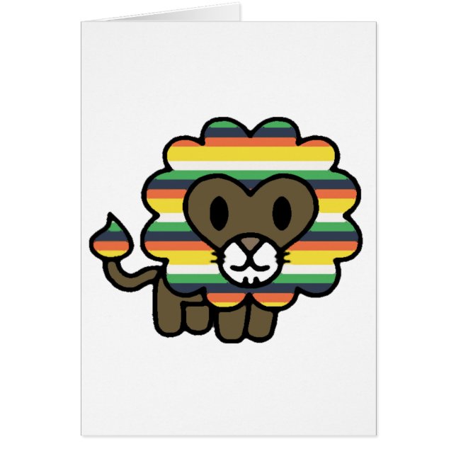 !*PERSONALIZED*! Stomme funky leeuw! (Voorkant)