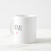 Personalized Stoneware Mug for Mimi,  Koffiemok (Voorkant links)