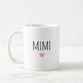 Personalized Stoneware Mug for Mimi,  Koffiemok (Links)
