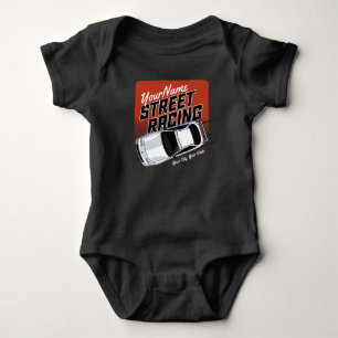 Personalized Street Racing Race Car Motorsport Romper