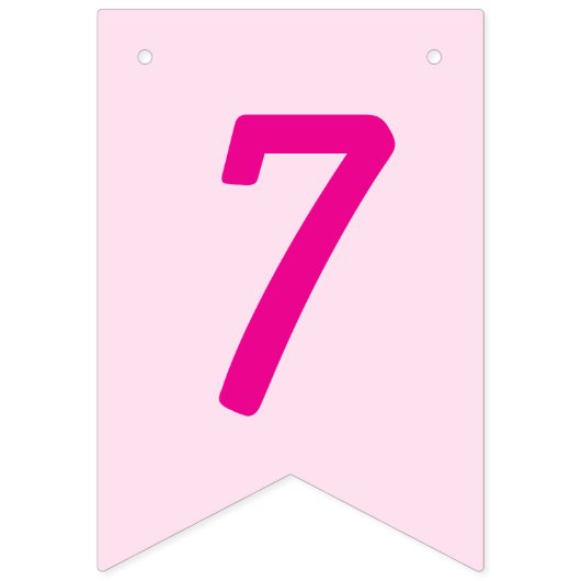 Personalized stripe and spot birthday bunting  vlaggetjes (Tweede vlag)