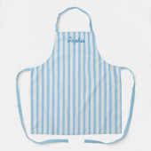 Personalized Stripe Apron for Kids and Adults Schort (Voorkant)