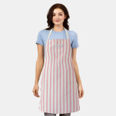 Personalized Stripe Apron for Kids and Adults Schort (Gedragen)